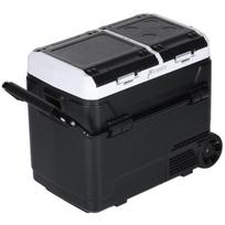 Hcalory P50M+ automobilinis šaldytuvas, 50L, -20°C iki 20°C, 50W, 12/24V, 220-240V, Bluetooth, jutiklinis ekranas, 2 zonos