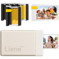 Liene Pearl N200 Pro CU002-65002, 2x3" nuotraukų spausdintuvas, 300dpi, Bluetooth 5.2, USB-C, baterija, 27 nuotraukos