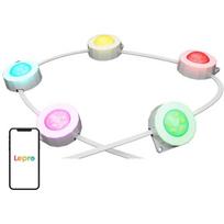 Lepro E1-60 lubų šviestuvas E1-60-EU, 60 šviesos taškų, 15.3m, RGB+CCT, 2200-6500K, IP65, 36W, Wi-Fi, Bluetooth, WLED, Alexa
