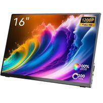 Minix SF16T 16" nešiojamas monitorius, 1920x1200, 120Hz, 300 cd/m², 178°, jutiklinis ekranas, IPS, 16:10, USB-C, HDMI