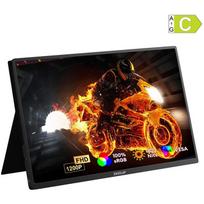 ZEUSLAP P16 Plus 16" nešiojamas monitorius, 1920×1200, 180Hz, 3ms, 300 cd/m², 100% sRGB, USB-C, mini HDMI, VESA 75×75