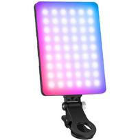 Neewer VL67C asmenukių lempa RGB LED 5W, 94 šviesos diodai, 450 liuksų, CRI 97, 2500-8500K, OLED, Bluetooth, 2000mAh