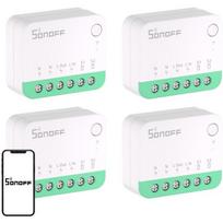 SONOFF MINIR4M 4Pack, išmanusis šviesos jungiklis, Matter, Wi-Fi 2.4GHz, 2400W, 100-240V, 10A, ESP32-C3FN4, kompaktiškas