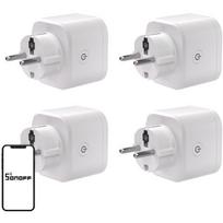 SONOFF S61s Matter External Plug via Wi-Fi, 4-Pack