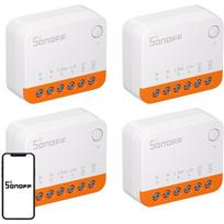 SONOFF MINIR4 4Pack, išmanusis šviesos jungiklis, 100–240V, 10A, 2400W, Wi-Fi 2.4GHz, kompaktiškas, ESP32