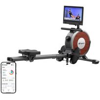 MERACH MR-R02B10 irklavimo treniruoklis, 16 lygių, 6.8 kg smagratis, 127.5 cm bėgis, 158 kg, Bluetooth, ergonomiškas