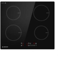 AMZCHEF CE-T-74IB4xyzf-CS 4 zonų indukcinė kaitlentė, 7400 W, 220 V, 9 galios lygiai, laikmatis 1–99 min, vaikų užraktas