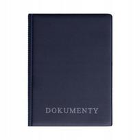 Premium dėklas dokumentams, kortelėms, tamsiai mėlynas