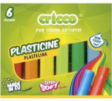 Plastilinas Cricco, 6 spalvų