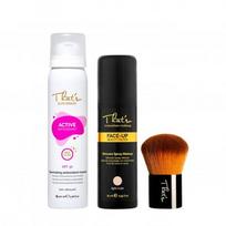 That'so Kabuki Brush Rinkinys Active Antioxidant SPF 30+, Face-Up - HD Medium Nude