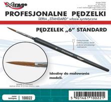 Mirage Hobby 100022 Standard teptukas, 6 dydis, sintetinis šereliai