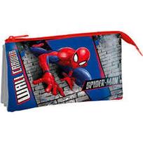 Aštriabriaunis "spider-man" trijų skyrių pieštukinė vaikams