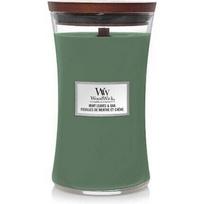 WoodWick Scented candle boat Mint Leaves & Oak 453.6 g Kvepianti žvakė 610ml kvepianti žvakė Unisex