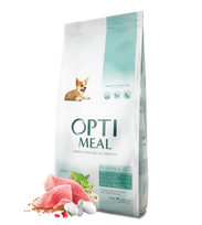 Optimeal™ Visavertis sausas maistas visų veislių šuniukams – kalakutas 1,5 kg - 12kg. 12 kg
