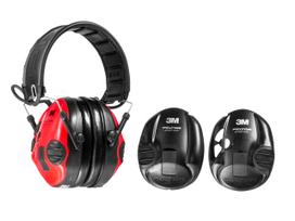 3M Peltor SportTac Black/Red Aktyvios klausos apsaugos ausinės