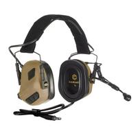 Earmor M32-TN Plus Coyote Tan Aktyvios klausos apsaugos ausinės