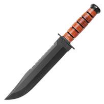Ka-Bar Big Brother Leather Handled 2217 Karinis peilis