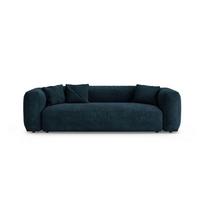 Tamsiai mėlynos spalvos sulankstoma sofa iš velveto 264 cm Martina – Micadoni