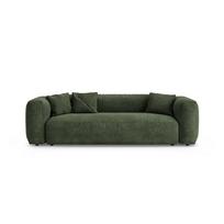 Žalios spalvos sulankstoma sofa iš velveto 264 cm Martina – Micadoni