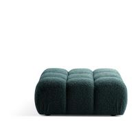 Smaragdinės spalvos modulinė taburetė iš boucle Bellis – Micadoni