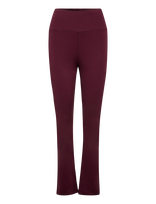 Röhnisch - Legacy Flare High Waist Tights - Treniruočių tamprės - Burgundiška splava