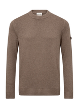 Bruun & Stengade - Bs Rapa Regular Fit Knitwear - Apvalios apykaklės megztinis - Ruda