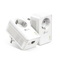 TP-Link TL-PA7017P KIT AV1000 Gigabit Passthrough Powerline Starter Kit Ethernet Adapterių rinkinys
