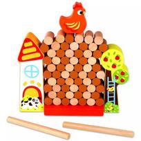 „Tooky Toy“: ūkio rašto Jenga žaidimas