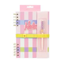 Užrašinė POSH+POP Btw Notes, su rašikliu, spirale, 21,6 x 15,3 cm, 80 gsm, 120 l . - Nėra Autoriaus