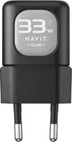 „Havit“ įkroviklis UC20 EU USB-C+USB-C+USB-A (juodas)