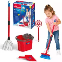 Vileda Pulizie Children's Cleaning Set Mop, Bucket, Broom ZA6730