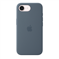 Apple iPhone 17e Silicone Case with MagSafe – Anchor Blue | Apple
