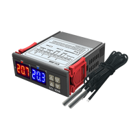 LED apšvietimas // Šviesos, prieblandos, judesio ir buvimo jutiklis , Laiko relės // Termostat 230V STC-3008 E6246