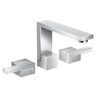 Vonios kriauklės maišytuvas Axor Edge su Push-Open nuotekų vožtuvu, chromas/dimanto pjovimas 46051000