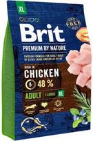Sausas šunų maistas Brit Premium By Nature Adult XL Breed Chicken, vištiena, 3 kg
