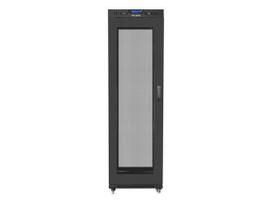 LANBERG Installation cabinet rack 19 42U 600x800 black, perforated lcd door (flat pack)