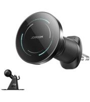 Juodas magnetinis automobilinis telefono laikiklis su 15W krovimu "Joyroom JR-ZS502"