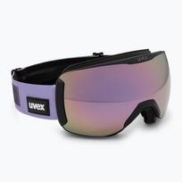 Slidinėjimo akiniai UVEX Downhill 2100 CV black matt/mirror lavender green