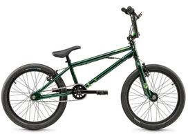 Dviratis S'COOL XtriX 20 1-speed BMX 20" HiTen dark green-neon green