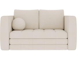 Sofa-lova Kastol Chenille, balta sp., 71 x 137 cm x 74 cm