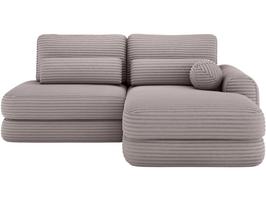 Kampinė sofa - lova Ripeli, šviesiai pilka sp., dešininė, 175 x 217 cm x 96 cm
