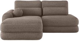 Kampinė sofa - lova Ripeli, šviesiai ruda sp., kairinė, 175 x 217 cm x 96 cm