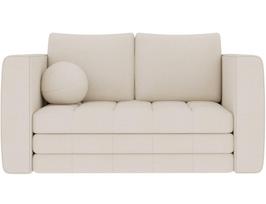 Sofa-lova Kastol Chenille, balta sp., 71 x 137 cm x 74 cm