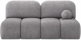 Sofa-lova Nuwia, pilka sp., 102 x 200 cm x 100 cm