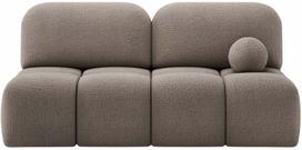 Sofa-lova Nuwia Bouclé, ruda sp., 102 x 200 cm x 100 cm