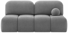 Sofa-lova Nuwia Bouclé, pilka sp., 102 x 200 cm x 100 cm