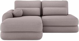 Kampinė sofa - lova Ripeli, šviesiai pilka sp., kairinė, 175 x 217 cm x 96 cm