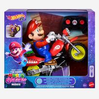 Rc motociklas Mattel Hot Wheels Mario Wheelie Motocross JML15, įvairių spalvų