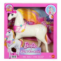 Žaislinis arklys, su priedais Mattel Barbie Nutcracker Land Of Sweets, balta sp.