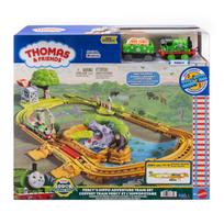 Žaislinis traukinys su bėgiais Mattel Thomas and Friends Sodor Animal Park Percys Hippo Adventure JLL37, įvairių spalvų